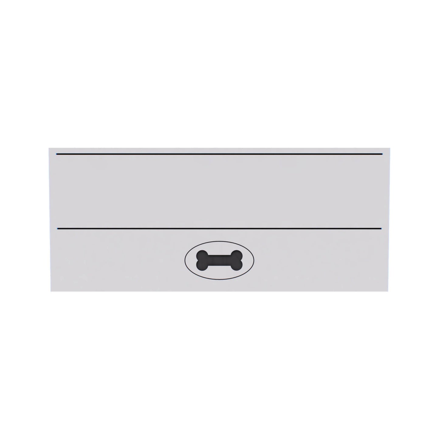Personalized Name Plate - GrooveThis Woodshop - GTNP-L-Grey