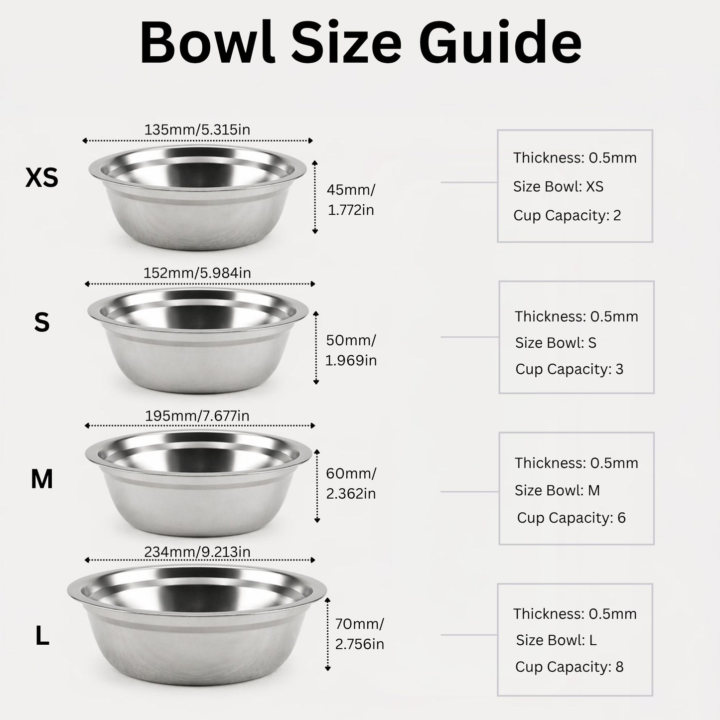 Stainless Steel Bowls