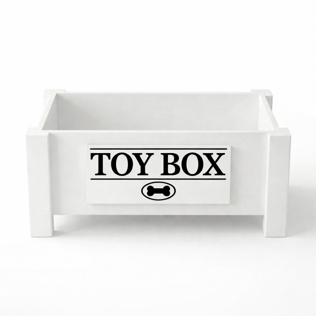Personalized Dog Toy Box Storage Container
